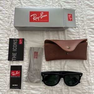 NEW Ray Ban Wayfarer RB2140 Unisex Black Sunglasses
